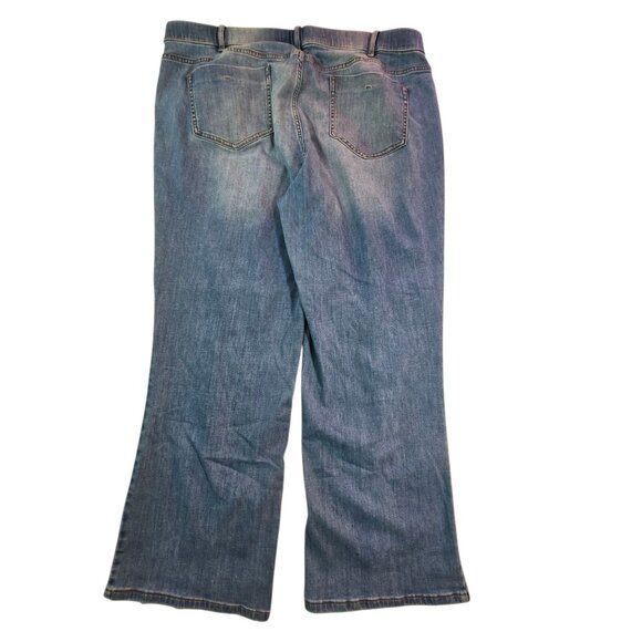 J.Jill Denim Barely Flare Burbank Wash Blue Jeans Womens Size 20 - Picture 4 of 12